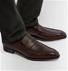 George Cleverley - George Full-Grain Leather Penny Loafers - Brown