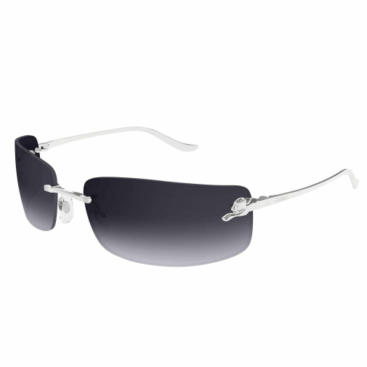 Photo: Cartier Eyewear Ct0503s-002 Silver-silver-grey