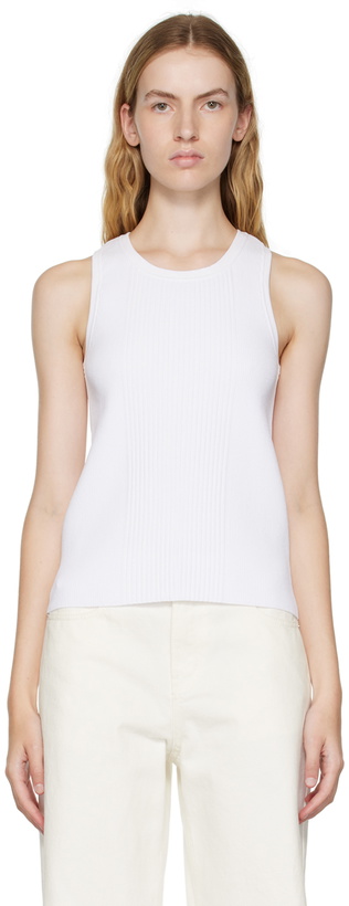 Photo: We11done White Racer Back Tank Top