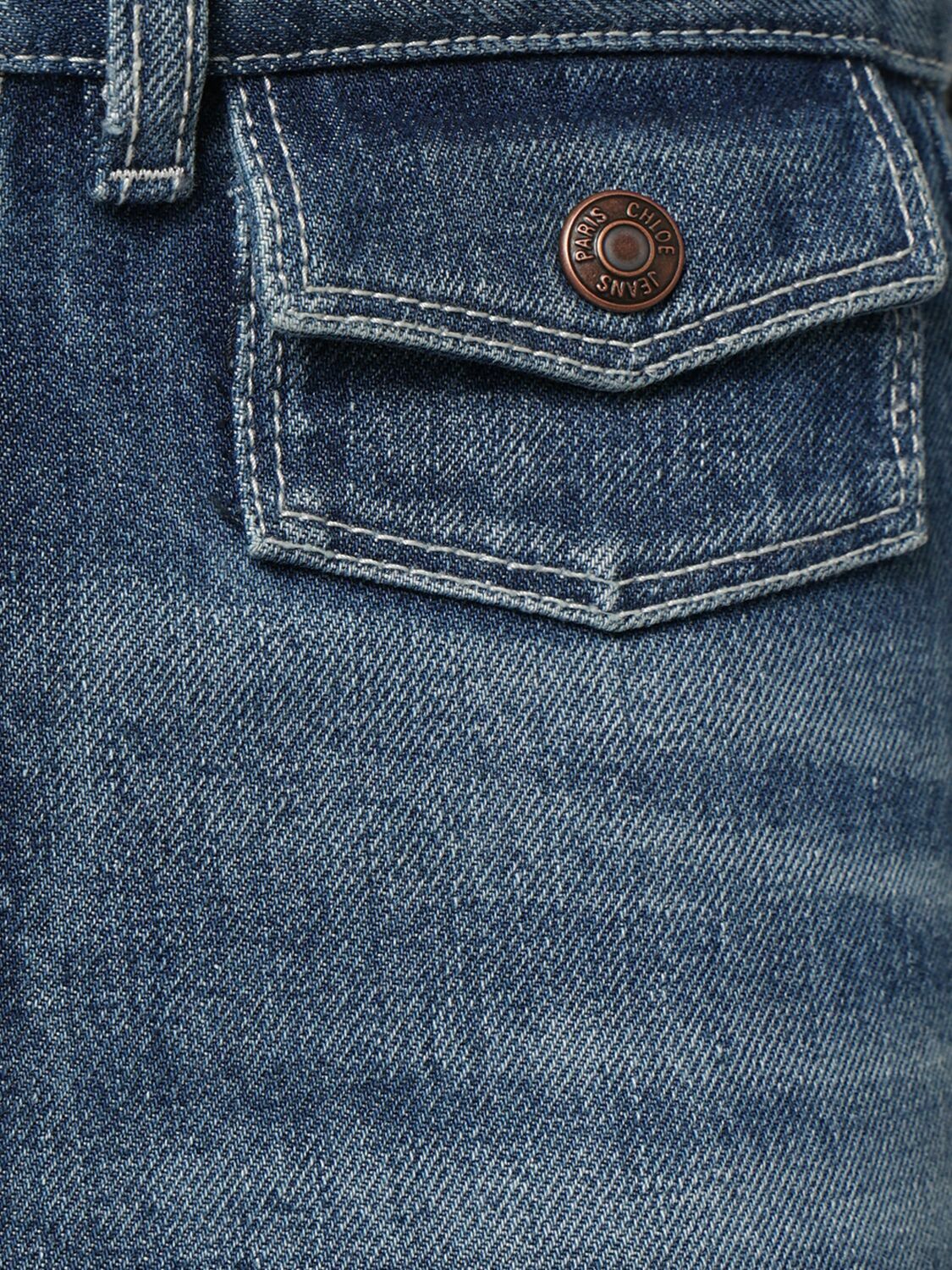 CHLOÉ Snake Capsule High Rise Jeans Chloe