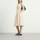 DUNST Women's Midi Dress in Light Beige