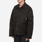 Acne Studios Men's Okey Twill Pink Label Work Jacket in Black