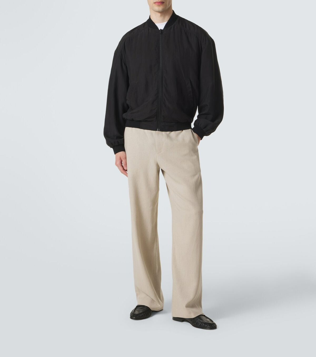 The Row Orianel silk jacket