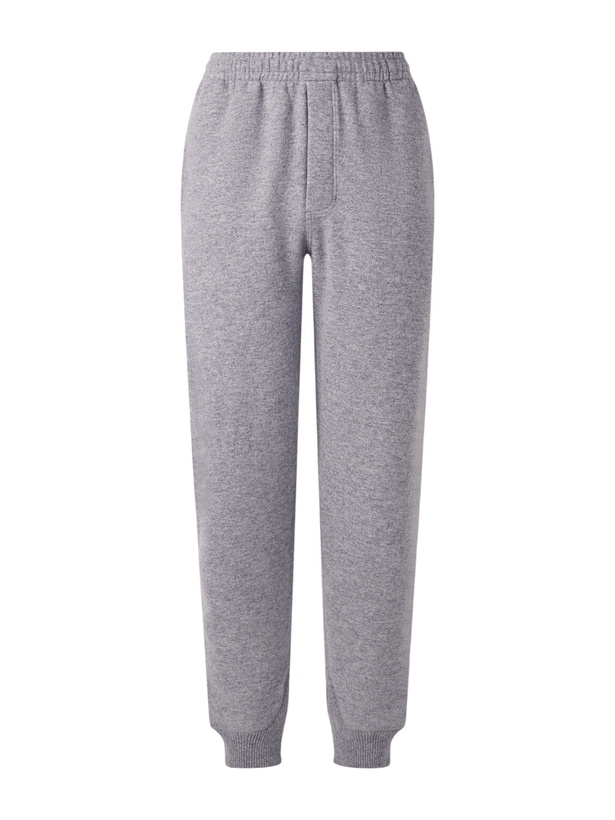 Photo: TOM FORD - Tapered Cashmere and Cotton-Blend Sweatpants - Gray
