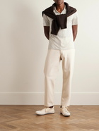 Onia - Shaun Linen-Jersey Polo Shirt - Neutrals