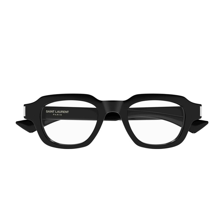 Photo: Saint Laurent Eyewear Saint Laurent Sl 791 Opt Linea Sl Logo 001 Black Crystal Glasses