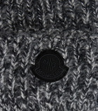 Moncler Embroidered alpaca-blend gloves