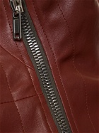 RICK OWENS - Gary Zipped Leather Biker Jacket