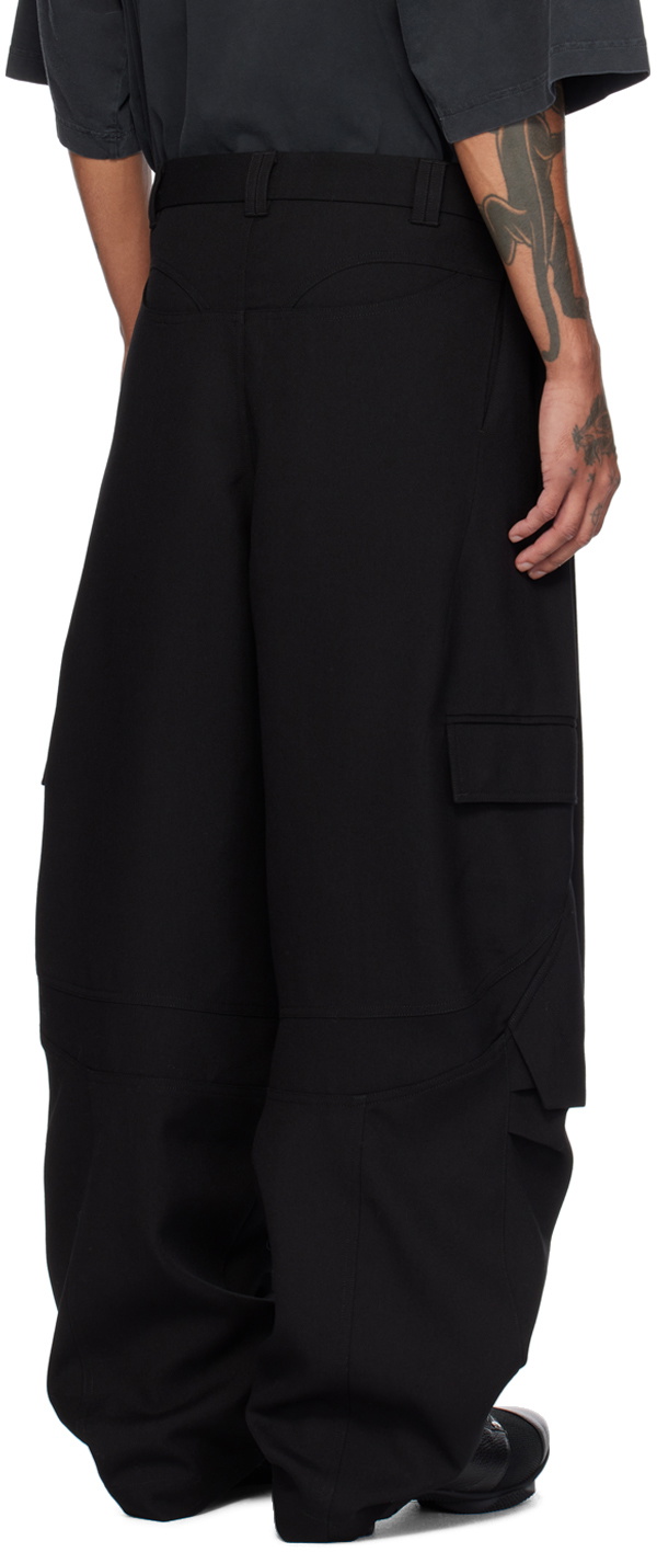 NAMESAKE Black Cassell Layered Cargo Pants