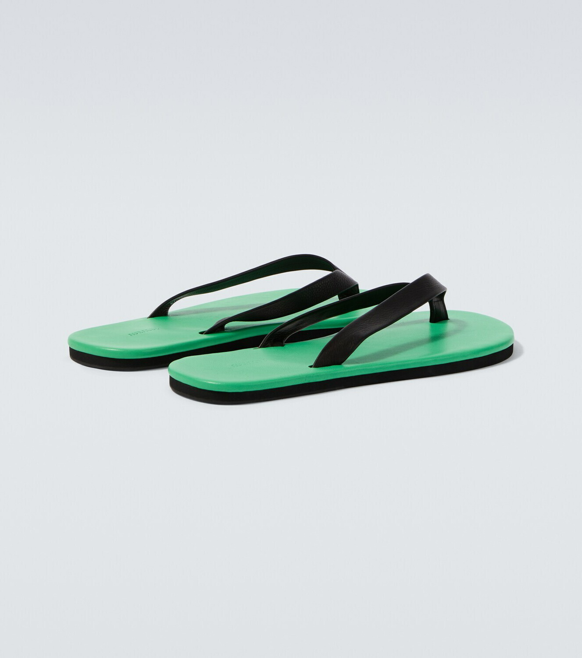 Auralee Leather thong sandals