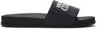 Versace Jeans Couture Black Logo Slide Sandals