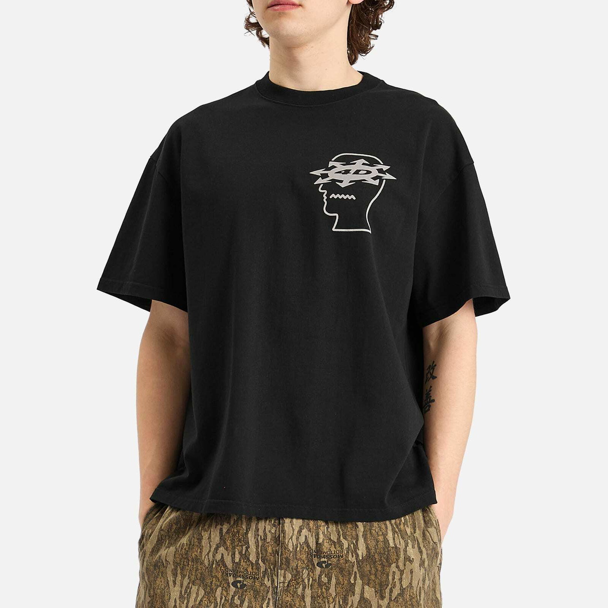 Tシャツ・カットソー BRAIN DEAD Men T Shirts W24T00004082 BLACK Black Brain Dead x Death Stranding T-shirt - Black