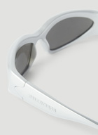 Balenciaga - Swift Oval Sunglasses in Grey