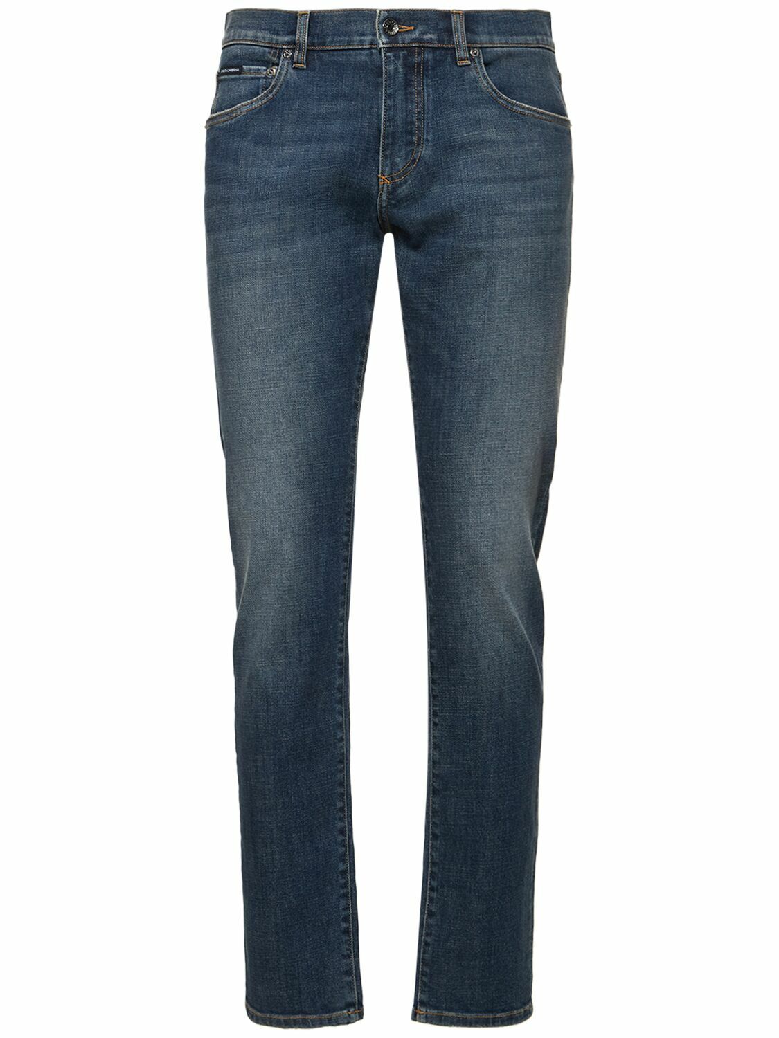 DOLCE & GABBANA Five Pocket Wide Leg Denim Jeans Dolce & Gabbana