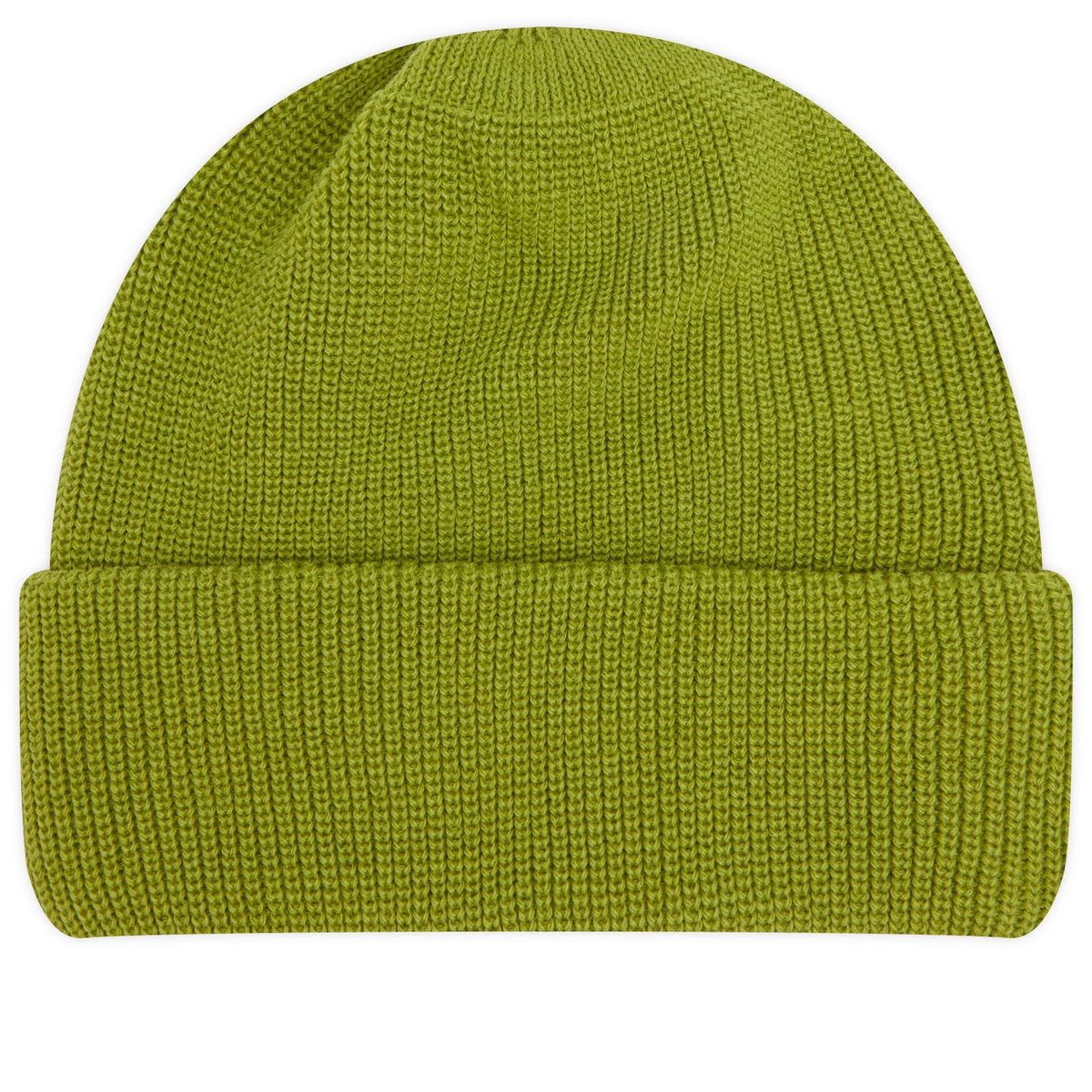 RoToTo Bulky Watch Cap Beanie in Lime 