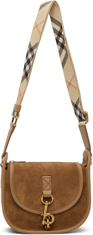 Photo: Burberry Brown Mini B Clip Messenger Bag