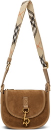 Burberry Brown Mini B Clip Messenger Bag