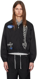 C2H4 Black Asymmetry Track Jacket
