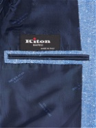 Kiton - Slim-Fit Donegal Cashmere-Blend Blazer - Blue