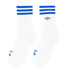 Noah NYC Three-Pack White adidas Originals Edition Crew Socks