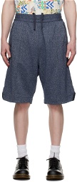 Engineered Garments Navy BB Shorts