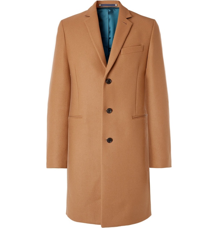 Photo: PS Paul Smith - Slim-Fit Wool-Blend Overcoat - Brown