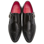 Molly Goddard Black Buckle Rico Creeper Monkstraps