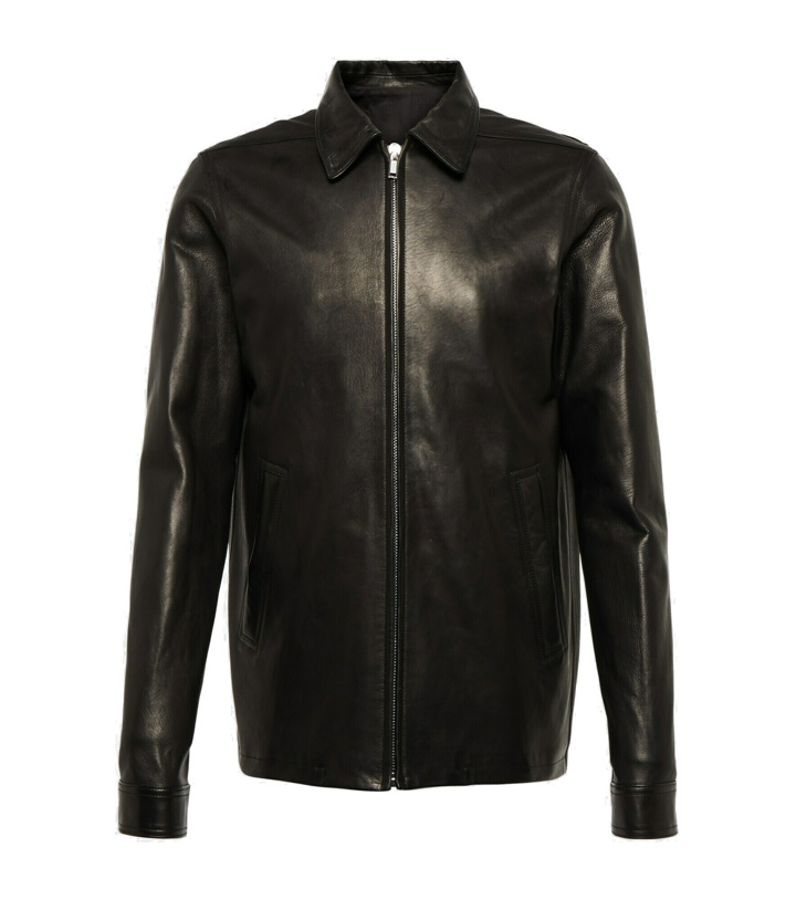 Photo: Rick Owens - Leather blouson jacket