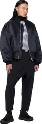 FUMITO GANRYU Navy 2Way MA-1 Bomber Jacket