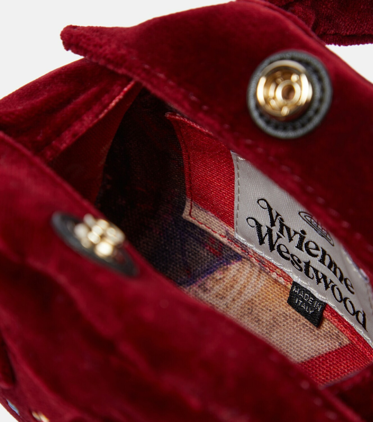 Vivienne Westwood Yasmine Mini velvet tote bag Vivienne Westwood