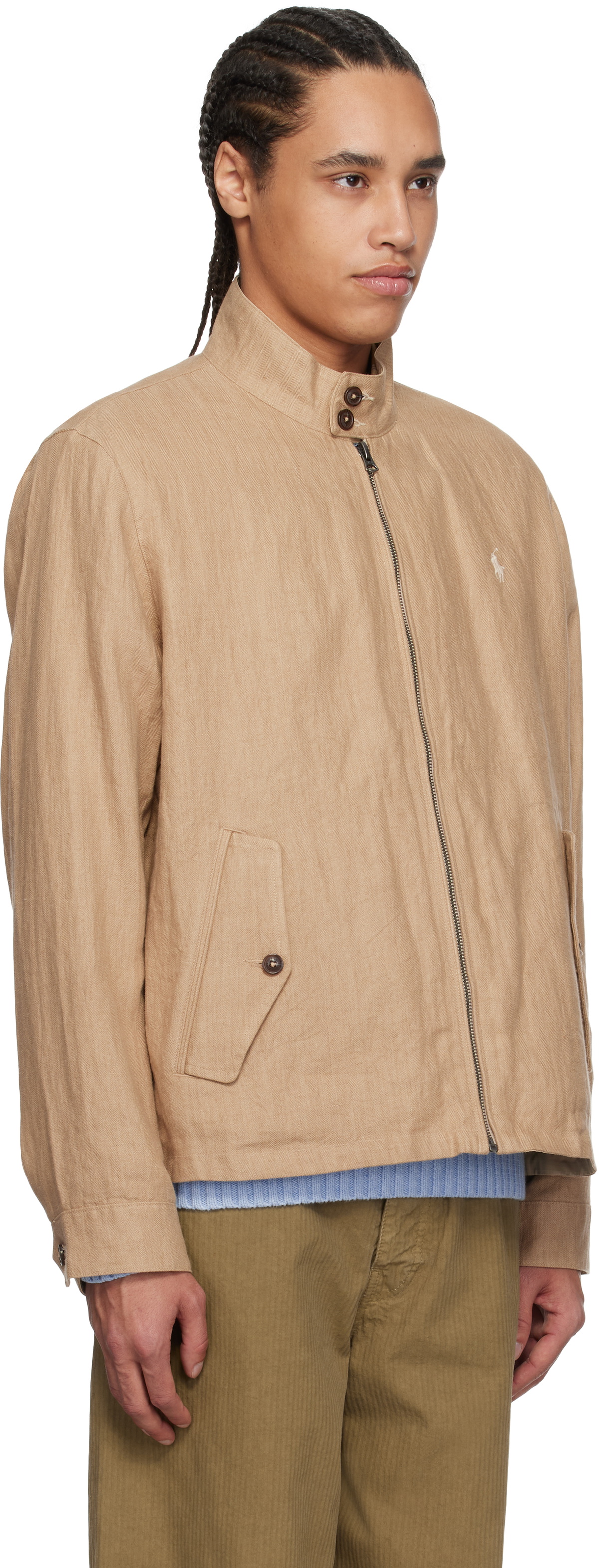 Polo Ralph Lauren Beige 'The Bedford' Reversible Jacket Polo Ralph