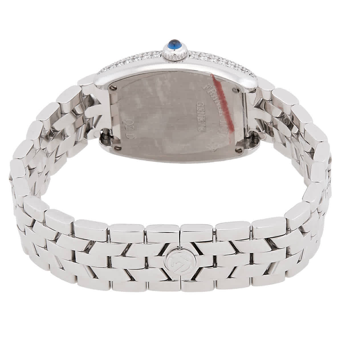 Franck Muller Cintree Curvex Quartz Diamond Silver Dial Watch 2250 QZ D OG