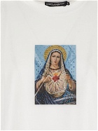 Dolce & Gabbana Strass Embellished Virgin Print T Shirt