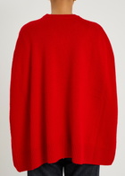 Toteme Cape-effect Cashmere Jumper Red