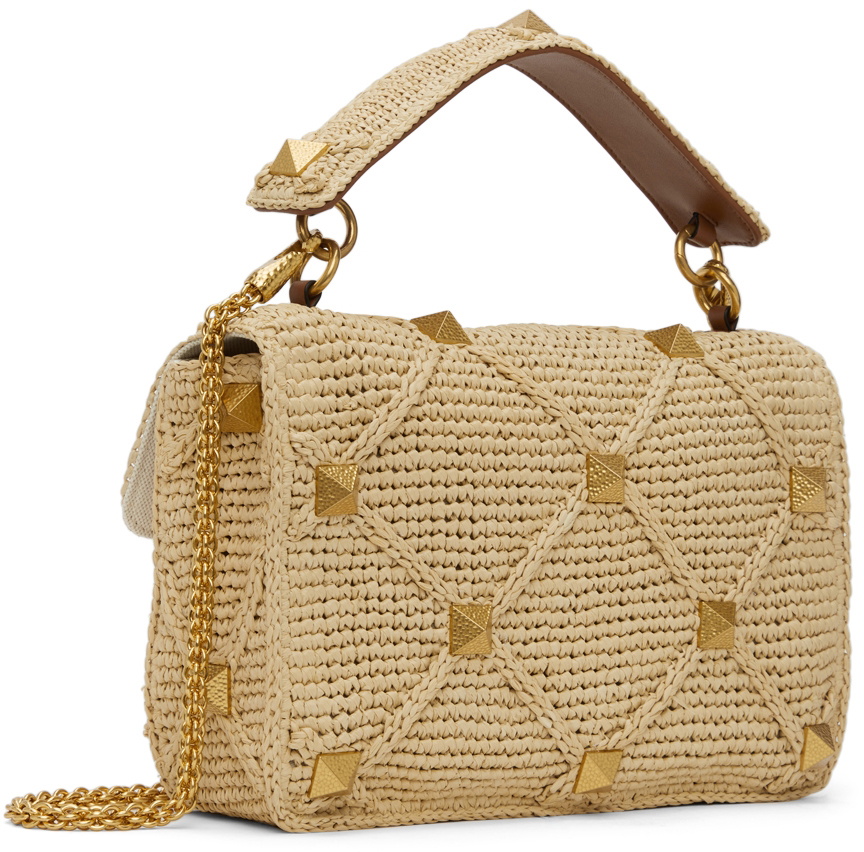 VALENTINO のポーチ♪★ ROMAN STUD ★【ラフィア】 VALENTINO のポーチ♪☆ ROMAN STUD ☆【ラフィア】 (VALENTINO