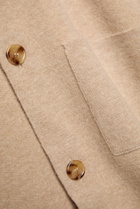 Lardini Melange Wool Overshirt Beige