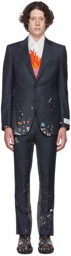 Lanvin Navy Gallery Dept. Edition Suit