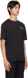Balmain Black Reflective T-Shirt