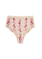 Agua BY Agua Bendita Nopal Floral-print Bikini Briefs Multicoloured