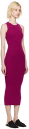 LESET Pink Grace Sleeveless Midi Dress