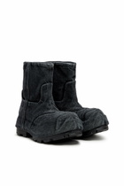 Diesel D-Hammer-Chelsea boots in washed denim - Boots - Unisex - Black