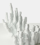Polspotten Coral Reef porcelain vase