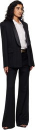 Victoria Beckham Black Shawl Collar Tux Blazer