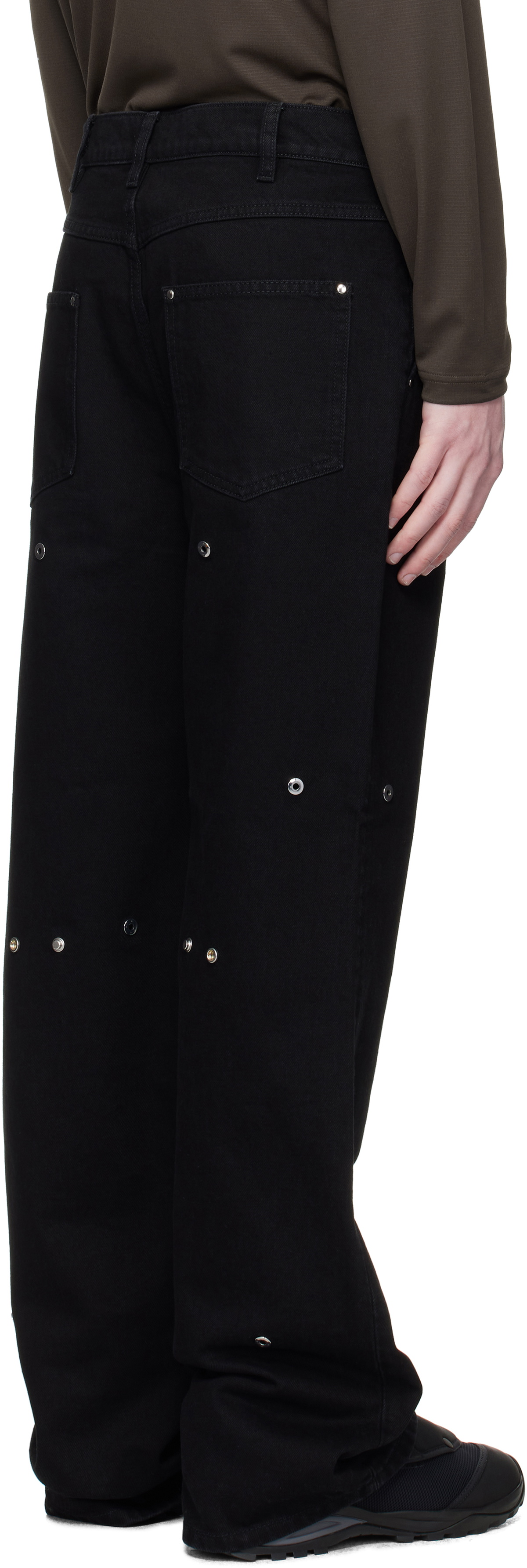 HELIOT EMIL Black Lux Jeans