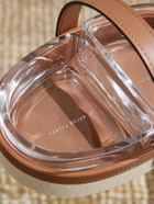 Ralph Lauren Home - Garrett Canvas, Leather and Glass Nut Bowl