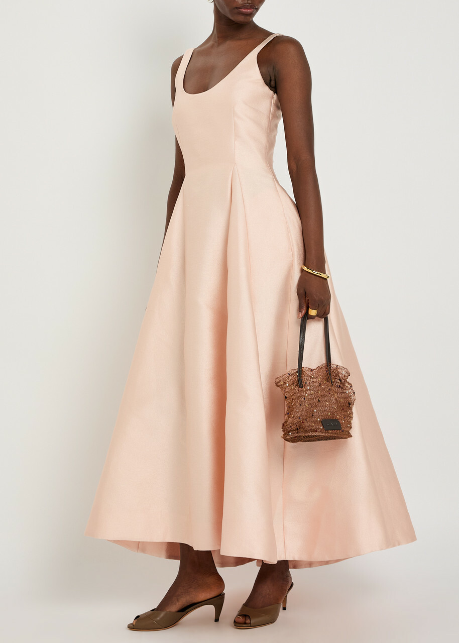 Bernadette Charles Woven Gown Light Pink