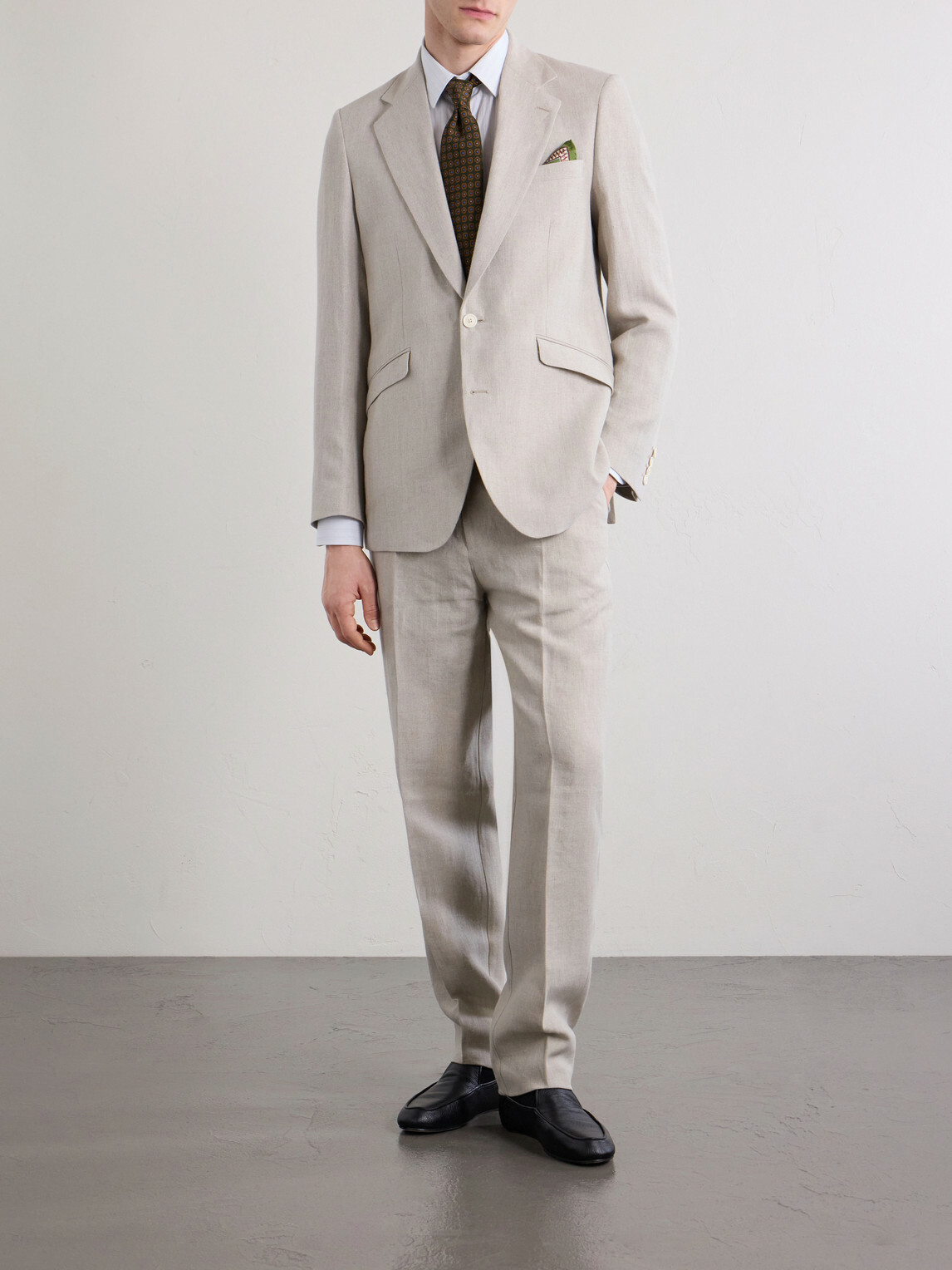 Favourbrook - Cooper Linen Suit Jacket - Gray