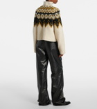 Proenza Schouler Lizzy fair isle cotton turtleneck sweater