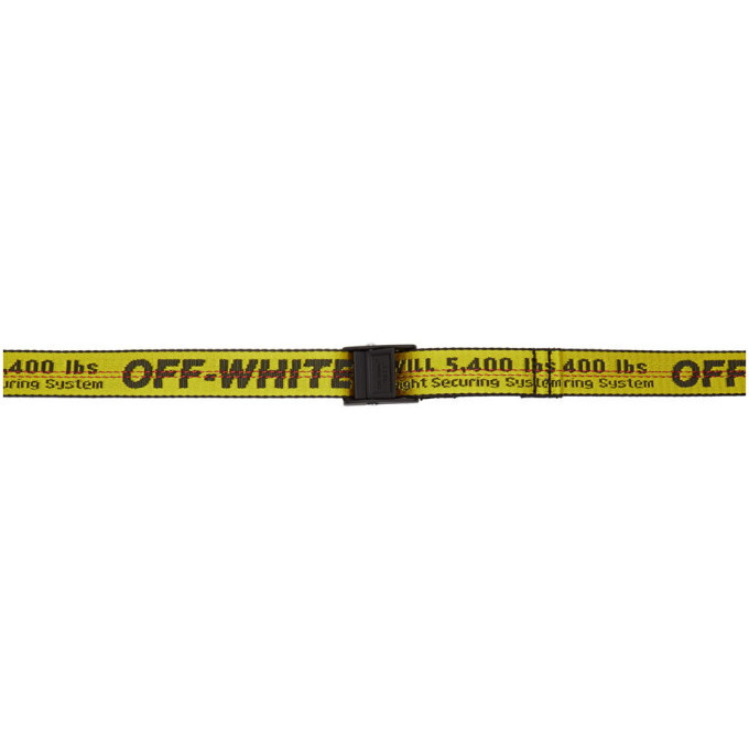 OFF-WHITE Industrial Belt Yellow/Black