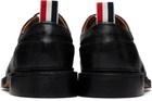 Thom Browne Black Leather Sole Longwing Brogues